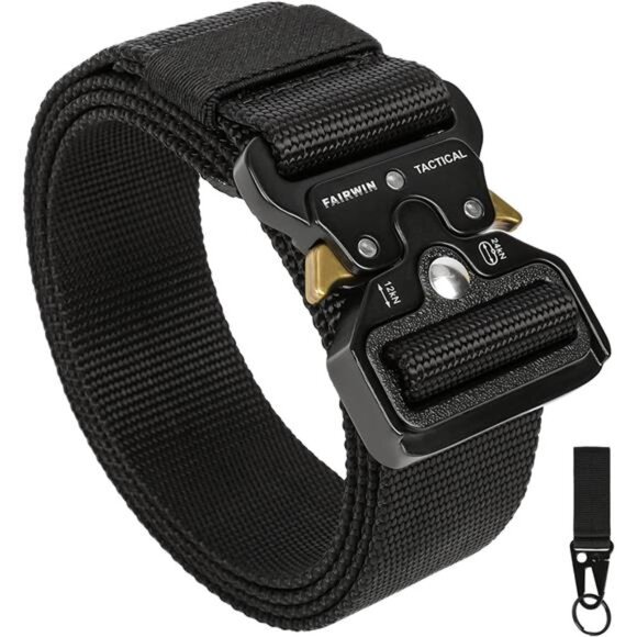 Tactical Belt, Military Utility Belt Nylon Web Rigger Belt Work Belt - Picture 1 of 6